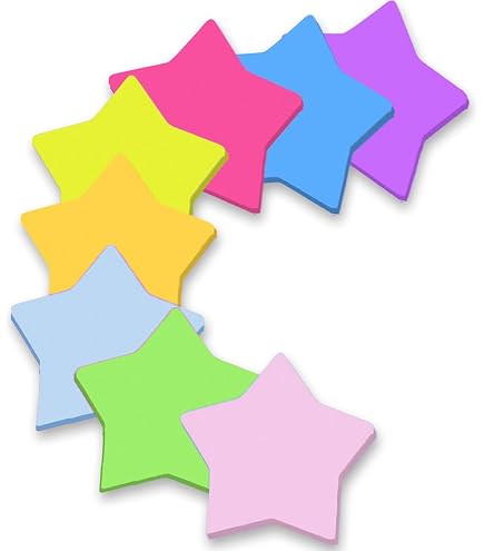 Notes Autocollantes Fleur - Lot De 400 Feuilles, 4 Couleurs, 70x70mm - Bureau, école, Maison