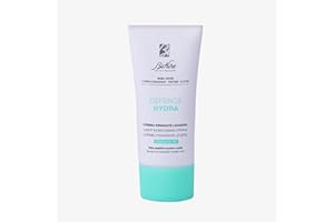 BioNike - Defence Hydra Leggera, Crema Idratante Viso con Acido Ialuronico e Burro di Karitè, Idratazione Immediata e fino a 48H, Effetto Lenitivo e Protettivo per Pelli Normali e Miste, 50ml