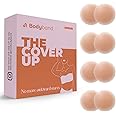 Bodyband Nipple Cover Reusable For Women Boob Tape Thin Silicone Nipple Pasties For Women Reusable to Cover Under Bra Skin Friendly Adhesive Nipple pads for Women Girls Breast Nipple Pasties Boob Tape
