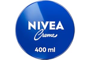 NIVEA Creme Tin (400ml), Moisturising Cream Provides Intensive Protective Care for Soft and Supple Skin, Ideal for Daily Use as a Face, Hand, or Body Cream