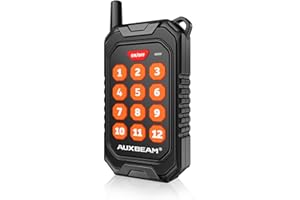Auxbeam 12 Gang Wireless Remote Control 12-Channel 433MHz Replacement Controller for AC-1200 12 Gang Switch Panel