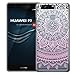 Produktbild Conie MC12354 Mandala Case Kompatibel mit Huawei P9 Plus, Orient TPU Hülle mit HD Muster Silikon Schutzhülle für P9 Plus Bumper Henna Pink Weiss
