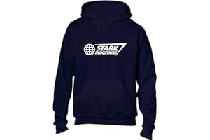 Crown Designs Stark Industries Super Hero Movie & Comic Book Fan Gift Unisex Hoodies for Men, Women & Teenagers