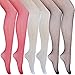 Produktbild ANDIBEIQI 6-Pack Damen Reizvolle Strapsstrümpfe Oberschenkel Halterlose Strümpfe Knie-Lange Gürtel strümpfe