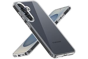 MobNano für Samsung Galaxy S25 Hülle, Klar Stoßfest Handyhülle für Samsung S25 Slim Transparent Bumper Case [Militärschutz & Nie Vergilbung] Dünn Durchsichtige Schutzhülle für Männer Frauen - Clear