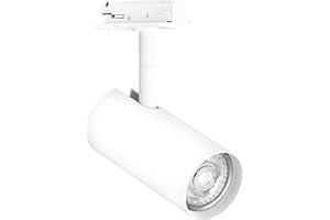 LEDVANCE Tête de luminaire pour système sur rail TRACKLIGHT, blanche, avec culot GU10, peut être équipée d'une lampe normale ou intelligente, intelligente, WiFi, design de type loft, protection IP20