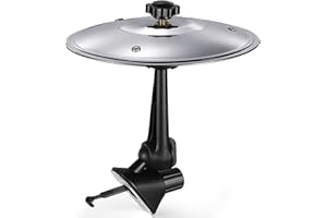 Facmogu Car Crash Cymbal, Silver Car Symbol Drum For Car Vent, Make Your Driving More Fun, Clip-On Easy Install on Dashboards & Vents, Mini Compact Durable Vehicles Accessory for All Types of Vehicles