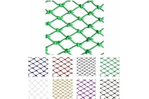 WANROMJUN Red de cuerda verde, red de seguridad para niños, red de protección para escaleras, para bebés, balcón, barandilla para escaleras, red de protección de malla para niños y mascotas, el tamaño del color