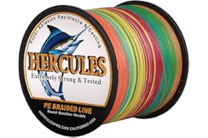 Hercules Super Cast 10-300lbs Ligne de pêche tressée 100-2000m 109-2187yds Test pour Les Lignes de Poisson Tresse PE d'eau salée Superline 8 brins
