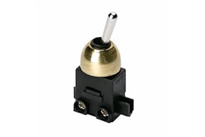 ORION LIGHTSTYLE Interrupteur à bascule ON/OFF marche/arrêt 250 V 1 pôle 2(1) A LS-2 Doré vieilli, or