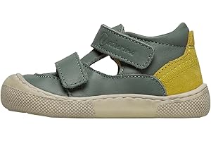 Naturino Halb offene Sandalen aus Leder und Veloursleder