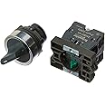 Schneider Electric selector switch - Ø22 - standard handle - 3 positions - 2NO, XA2ED33