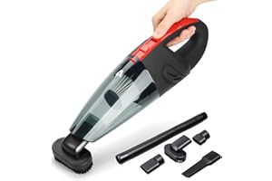 ELUTO Handheld Vacuum Cleaner Portable Cordless Car Vacuum Cleaner Portable 120W 5500Pa Suction Handheld Hoover for Use of Home, Car & Office