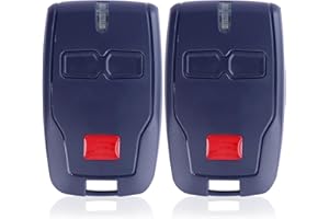 KRYOLITHM Telecomando per porta del garage 2 pezzi per BFT Mitto 2B RCB 433MHZ, 2 canali 2 pulsanti Rolling Code UK Telecomandi per Cancello per Rolling BFT Mitto 2, Kleio, Ghibli, TRC 2, Kleio, Ghibli, TR