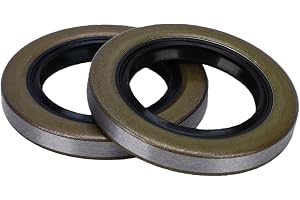 lyrlody Släpvagnsnav Fettlock , 1,249 Tum Innerdiameter 1,983 Tum | Dubbla läpplagerskydd, 0,25 tum bredd, kromstållegeringsskal, 2000-2200lb axelpassning, vägskräpbarriär
