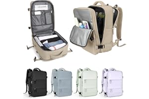 WEPLAN Ryanair Cabin Bag 40x20x25 Cabin Bags Underseat Carry on Bag Hand Luggage Bag Travel Backpack Cabin Size Easyjet cabin bag 45x36x20 Backpack Women Men Casual Daypack with Shoes Compartment