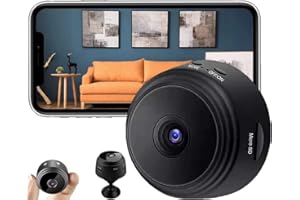 CABLELERA Mini Telecamera Spia, HD 1080P Telecamera Nascosta Wifi Senza Fili Microcamera per Casa Lunga Durata Batteria Mini Videocamera Sorveglianza Interno con Visione Notturna Rilevamento di Movimento