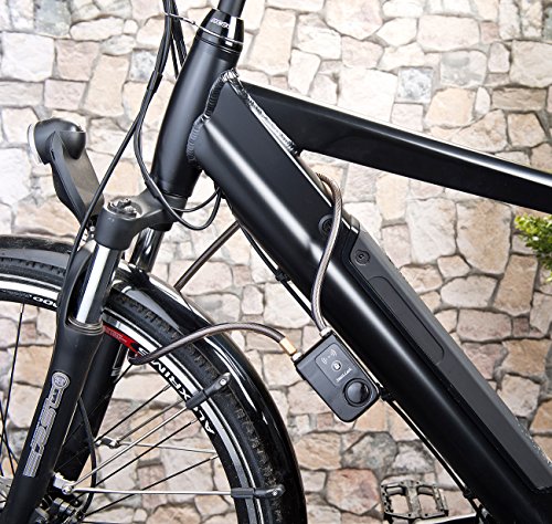 Semptec Urban Survival Technology App-gesteuertes Bluetooth-Kabelschloss, Alarm für Fahrrad, Tür u.v.m. - 5