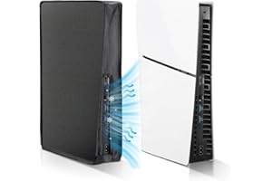 VEOYYA Waterproof Cover Sleeve for Playstation 5, Precision Cut Protective Case Anti Scratch Dust Cover for PS5 Console Digital Edition and Ultra HD Edition