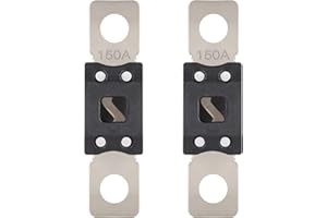 VEXUNGA Mega Fuse 150A MEGA/AMG/ANM Screw Fuse 150 Amp 150Amp High Current Strip Bolt-on Fuses for Cars (Pack of 2pcs)