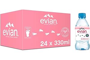 Evian Still Mineral Water 330 ml (Pack of 24)