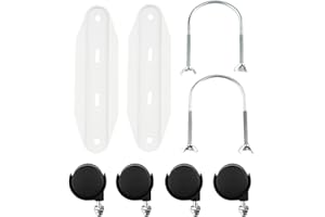 BESTTOOLIFES 2 soportes móviles para radiador hidroeléctrico de aceite, soporte de calentador eléctrico con ruedas giratorias, soporte de radiador eléctrico de polea móvil, para calentador de radiador eléctrico