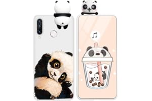 Yoedge Funda para Huawei P30, Silicona Cárcasa 3D Animal Muñecas Toy con Dibujos Antigolpes de Diseño Suave TPU Ultrafina Case Cover Fundas Movil para Huawei P30 6,1", Panda 1