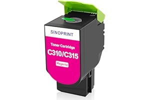 SINOPRINT C310 Cartridges C315 Cartridges Compatible with Xerox C315 Toner, Xerox C310 Toner for Xerox C310 C310DNI C310DNIM C315 C315DNI Printer(C315 Magenta, 2000 Pages)