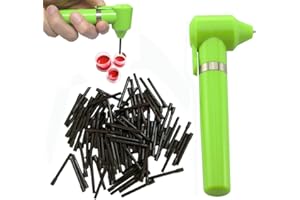 MTSM Tattoo Ink Mixer Electric Pigment Makeup Eyebrow Color Nail Polish Mixer Machine Supply Tool Watercolor Ink Painting Agitator Blender with 100PCS Mixing Sticks Set (green)