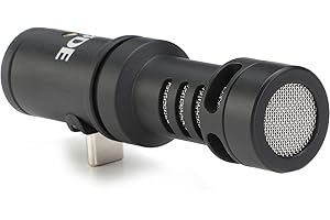 RØDE VideoMic Me-C Kompaktes Richtmikrofon für USB-C Smartphones für Videoaufnahmen und Content Creation von unterwegs, Schwarz