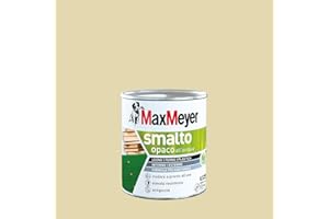 Maxmeyer Smalto All'Acqua Poliuretanico Opaco Bianco Panna 0,125 L