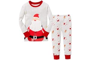 LitBud Garçons Pyjamas Ensemble 100% Coton Dinosaure Vêtements De Nuit Pyjama Longue Taille Ensembles de Pyjama pour Enfants Bambin 1-7 Ans