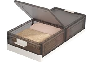 HAIXIN scatole per armadio, 50.7L contenitori sottoletto, organizer armadio, contenitori per armadio salvaspazio, pieghevole Impilabile con ruote, per riporre vestiti, giocattoli, libri, strumenti