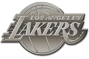 Rico Industries NBA Los Angeles Lakers Antik Auto Emblem - Aluminium Metall, Universal Fit für Auto/LKW/SUV