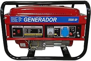 GENÉRICO Generador eléctrico gasolina monofásico Potencia garantizada, corriente hasta 2800W en monofásico a 220V