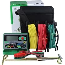 Testeur Résistance Isolation Portable - Mégohmmètre 1000V 5MΩ-2000MΩ - Alimentation Piles