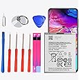 Battery for Samsung Galaxy A70, [5200mAh] Upgraded Battery Replacement for EB-BA705ABU EB-BA705ABE A705U A705U1 A705W with Professional Replacement Tool Kits