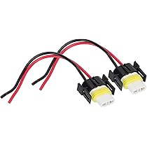 Connettore Femmina Per Lampade Auto H8 H9 H11 - 2 Pezzi - Adattatore Cablaggio Per Fari E Fendinebbia - Foto 13