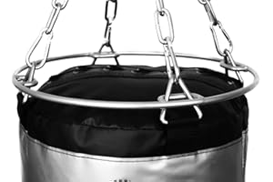 DBX BUSHIDO SPORT DBX BUSHIDO R30dbx Pneu Sport pour Sac de Frappe d'un diamètre de 30 cm Crochet de Plafond-Poids Lourd Mixte Adulte, Argent (Silver)