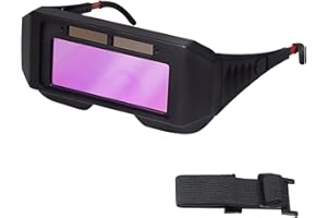 T TOVIA Solar Auto Darkening Welding Goggles – Lightweight Eye Protection for MIG TIG ARC Welding