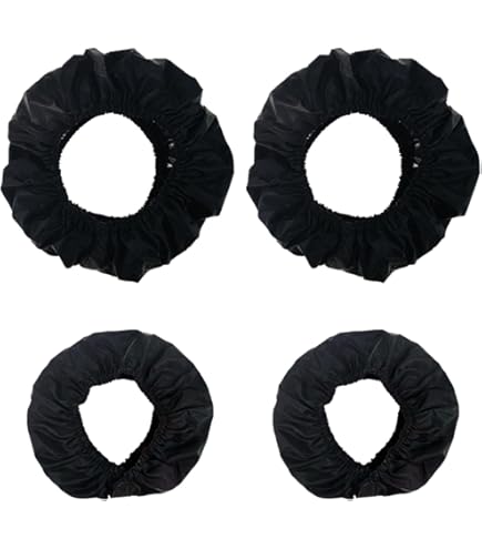 Accessoires Poussette Protège-roues De Poussette (x4) - Tissu Oxford - Anti- Poussière/sable - Lavables Protection Poussette Pluie