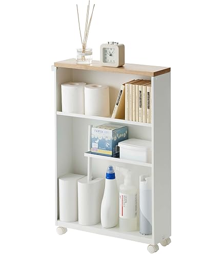 Yamazaki 3791 Kitchen Steel U-Shaped Rack, L, White, Approx. W 12.0 x D 8.7 x H 5.5 inches (30.5 x 22 x 14 cm), Tower Kitchen Rack, Stacking