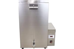 EASY MEDIA Vasca Riscaldante da 70 Litri in Acciaio Inox per scottatura di Polli, Oche, Anatre e Tacchini