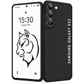 URUCHI Samsung S22 ile Uyumlu Kılıf, İ&ccedil;i Kadife Kaplamalı İnce Sıvı Silikon Kapalı Kamera Tam Koruma Yumuşak Silikon Kapak, S