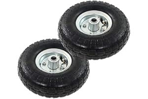 Festnight Ruedas de Carrito de Sacos Goma 4.10/3.50-4 (260x83) 2 Unidades