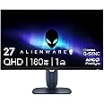 Alienware 27 Gaming Monitor - AW2725DM, QHD (2560x1440), 180Hz, Fast IPS, 1ms, NVIDIA G-SYNC Compatible, AMD FreeSync, 95% DCI-P3, HDR400, DisplayPort, 2 HDMI, 3 USB, 3 Year Warranty