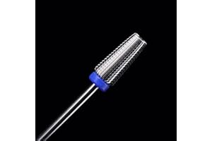 BEAUTILUX 5 en 1 Embout Ponceuse Ongles, 3/32'' Moyen Tungsten Bits, Enlèvement rapide du gel de polissage des cuticules pour la manucure et la pédicure (NDB-FO-M)