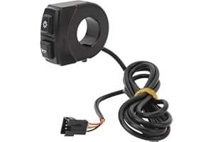 VGEBY Włącznik Światła Roweru Elektrycznego DK21 1S - Wodoodporna Lampa i Klakson IPX4 - Akcesoria do Konwersji Baterii Litowej