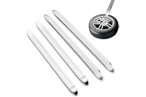 Naletie 4 Piezas Palanca De Neumáticos, 30 cm desmontadores De Neumáticos, Palancas De Neumáticos De Acero, Herramientas De Palanca De Neumáticos, para Reparar para Motocicleta, Bicicleta