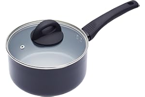 MASTER CLASS MasterClass Pentola Antiaderente Eco in Alluminio, con Base in Ferro Inossidabile e Rivestimento in Ceramica Naturale, Utilizzabile su Tutti i Piani Cottura, Compreso quello a Induzione, 18 cm